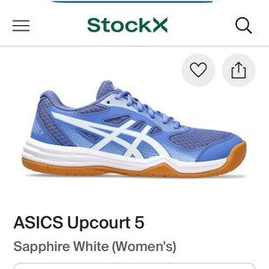 ASICS Women's Sapphire and White Athletic Shoes size 9